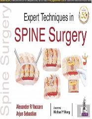 Expert Techniques In Spine Surgery