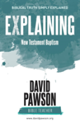 Explaining New Testament Baptism