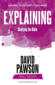 Explaining Studying The Bible