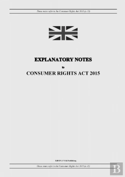Bertrand.pt - Explanatory Notes To Consumer Rights Act 2015