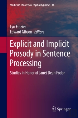 Bertrand.pt - Explicit And Implicit Prosody In Sentence Processing