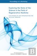 Exploring The State Of The Science In The Field Of Regenerative Medicine