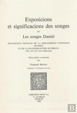 Bertrand.pt - Exposicions Et Significacions Des Songes Et Les Songes De Daniel