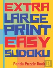 Extra Large Print Easy Sudoku