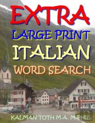 Extra Large Print Italian Word Search