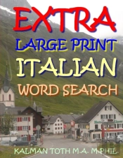 Extra Large Print Italian Word Search