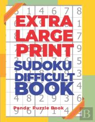 Extra Large Print Sudoku Difficult Book