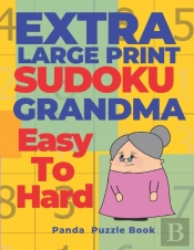 Extra Large Print Sudoku Grandma Easy To  Hard