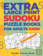 Extra Large Print Sudoku Puzzle Books For Adults Hard