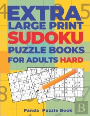Extra Large Print Sudoku Puzzle Books For Adults Hard