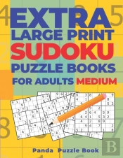 Extra Large Print Sudoku Puzzle Books For Adults Medium