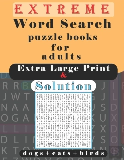 Bertrand.pt - Extreme Word Search Puzzle Books For Adults Extra Large Print And Solution