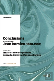 F. Rolin, Conclusions Prononcees Par Jean Romieu (1888-1907)