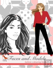 Faces And Models Fashion Coloring Books