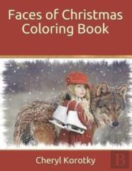 Faces Of Christmas Coloring Book