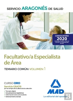 Bertrand.pt - Facultativo/A Especialista De Área Del Servicio Aragonés De Salud (Salud-Aragón). Temario Común Volu