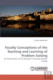 Faculty Conceptions Of The Teaching And