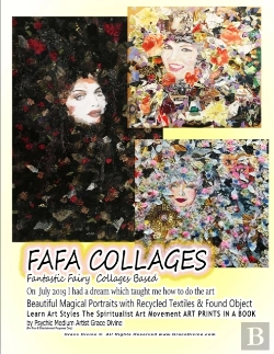 Bertrand.pt - Fafa Collages  Fantastic Fairy  Collages Based  On  July 2019 I Had A Dream Which Taught Me How To Do The Art Beautiful Magical Portraits With Recycled Textiles & Found Object Learn Art Styles The Spi