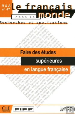 Bertrand.pt - Faire Des Etudes Superieurs En Langue Francaise -Recherches Et Applications N47