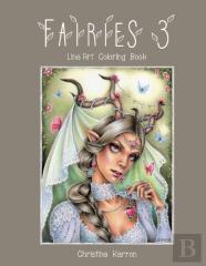 Fairies 3 Line Art Coloring Book