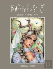 Fairies 3 Line Art Coloring Book