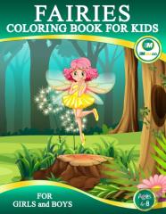 Fairies Coloring Book For Kids Ages 4-8