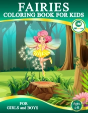 Fairies Coloring Book For Kids Ages 4-8