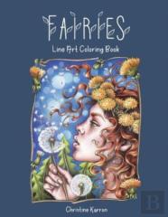 Fairies Line Art Coloring Book