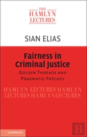 Fairness In Criminal Justice
