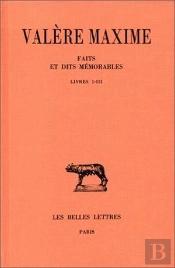 Faits Et Dits Mémorables ; Livres I-Iii