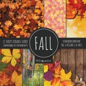 Fall Scrapbook Paper Pad 8x8 Scrapbooking Kit For Papercrafts, Cardmaking, Printmaking, Diy Crafts, Nature Themed, Designs, Borders, Backgrounds, Patterns