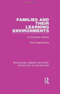 Families And Their Learning Environments