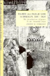 Family And Public Life In Brescia, 1580-1650