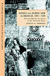Family And Public Life In Brescia, 1580â€“1650