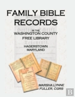 Bertrand.pt - Family Bible Records In The Washington County Free Library, Hagerstown, Maryland