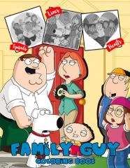Family Guy Lines Spirals Hearts Coloring Book