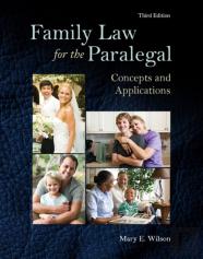 Family Law For The Paralegal