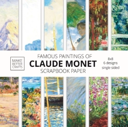Bertrand.pt - Famous Paintings Of Claude Monet Scrapbook Paper