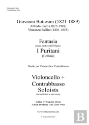 Fantasia I Puritani Duetto For Double Ba