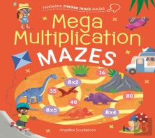Fantastic Finger Trace Mazes: Mega Multiplication Mazes