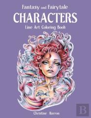 Fantasy And Fairytale Characters Line Art Coloring Book