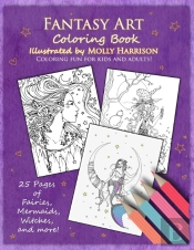 Fantasy Art Coloring Book