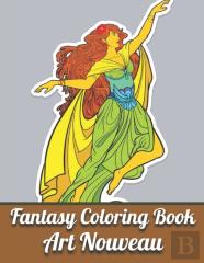Fantasy Coloring Book Art Nouveau