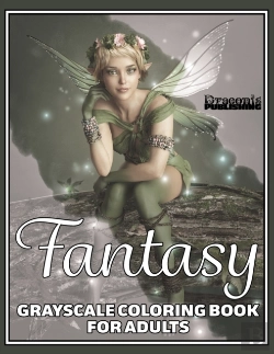 Bertrand.pt - Fantasy Grayscale Coloring Book For Adults