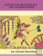 Fantasy Line & Grayscale Art Coloring Book