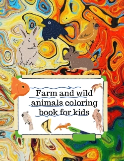 Bertrand.pt - Farm And Wild Animals Coloring Book For Kids