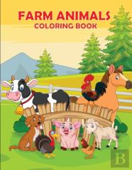 Farm Animals Coloring Book