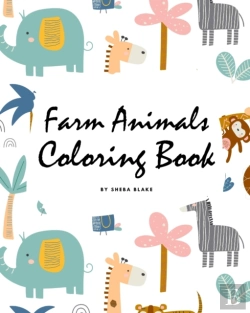 Bertrand.pt - Farm Animals Coloring Book For Children (8x10 Coloring Book / Activity Book)