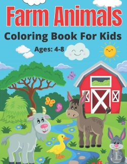 Bertrand.pt - Farm Animals Coloring Book For Kids Ages