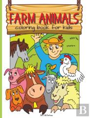 Farm Animals Coloring Book For Kids